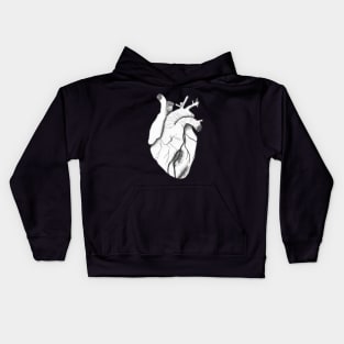 Set Your Heart Free White Kids Hoodie